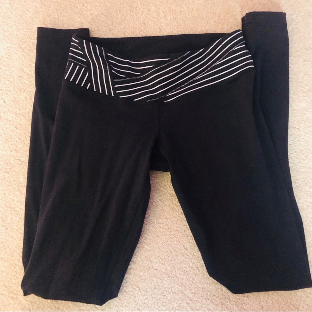 Full length black (reversible) lululemon leggings